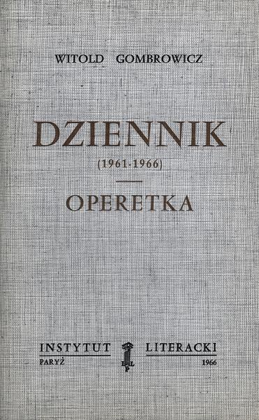 Diaries (1961-66): Operetta Dziennik (1961-1966). – Operetka